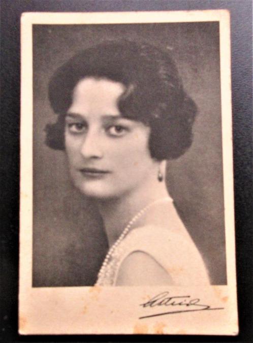 Unieke kaart Koningin Astrid, Verzamelen, Koningshuis en Royalty, Gebruikt, Kaart, Foto of Prent, Ophalen of Verzenden