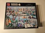Puzzel King 1000 stukjes Landmarks of the world, Hobby en Vrije tijd, Gebruikt, Ophalen of Verzenden, 500 t/m 1500 stukjes, Legpuzzel