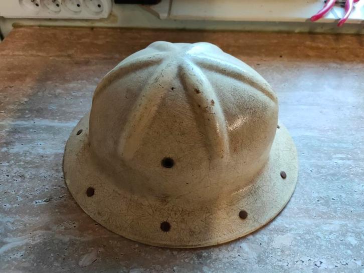 Antieke oude tropenhelm, frans, Antiek en Kunst, Curiosa en Brocante, Ophalen of Verzenden