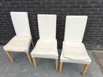 3 eetkamerstoelen met kussen. Gratis., Huis en Inrichting, Stoelen, Ophalen, Gebruikt
