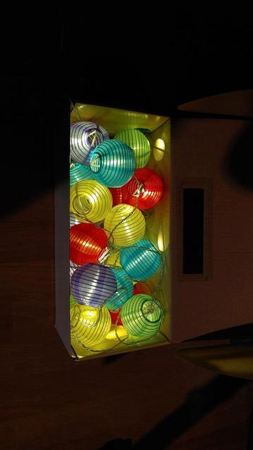 LED zomerlichtsnoer - decoratieve lampions