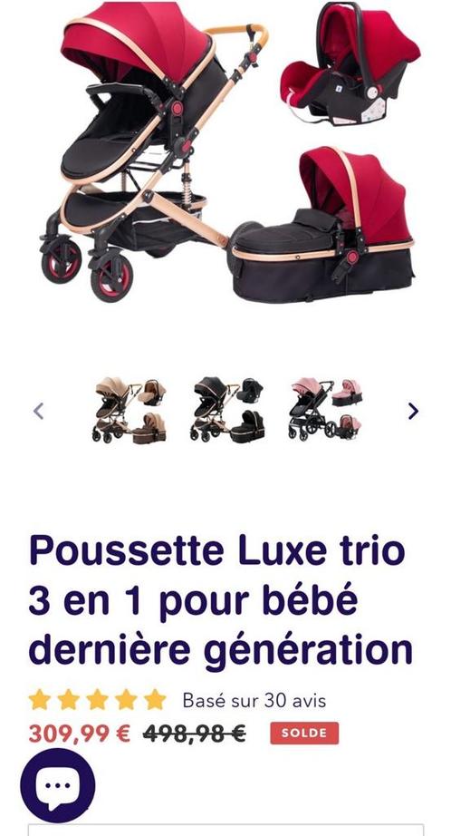 3 in 1 trio kinderwagen met maxi cosy en kinderwagen, Kinderen en Baby's, Kinderwagens en Combinaties, Zo goed als nieuw, Kinderwagen