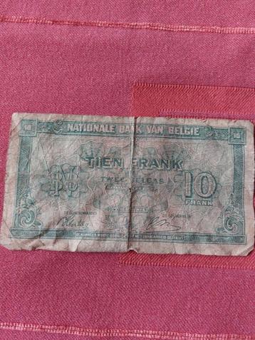 Bankbiljet 10 frank Belgie beschikbaar voor biedingen