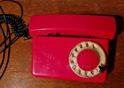 Telefoon - Telcom rood, Telecommunicatie, Vaste telefoons | Niet Draadloos, Gebruikt, Ophalen of Verzenden