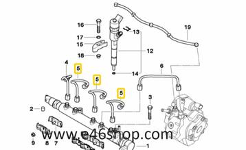 Hogedruk leiding cilinder 2 tot 4 mini R50 oe 13537791115 or beschikbaar voor biedingen