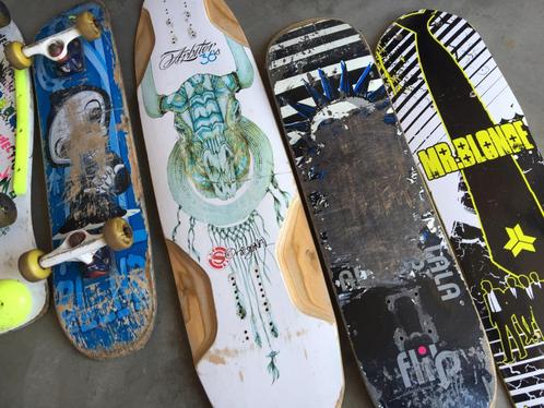 Collectie skateboard decks set, Sport en Fitness, Skateboarden, Skateboard, Longboard, Ophalen