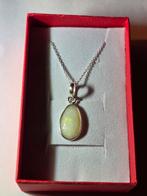 Sterling zilveren hanger met natuurlijke Ethiopische opaal, Nieuw, Ophalen of Verzenden, Met edelsteen, Zilver