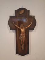 Vintage Houten Kruisbeeld, Antiek en Kunst, Ophalen of Verzenden