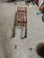 oude slee, Ophalen, Gebruikt, Hout