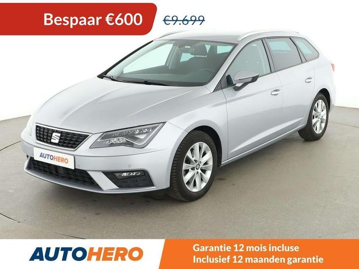 SEAT Leon 1.4 TGI Style (bj 2018), Auto's, Seat, Te koop, Leon, ABS, Adaptive Cruise Control, Airbags, Airconditioning, Android Auto