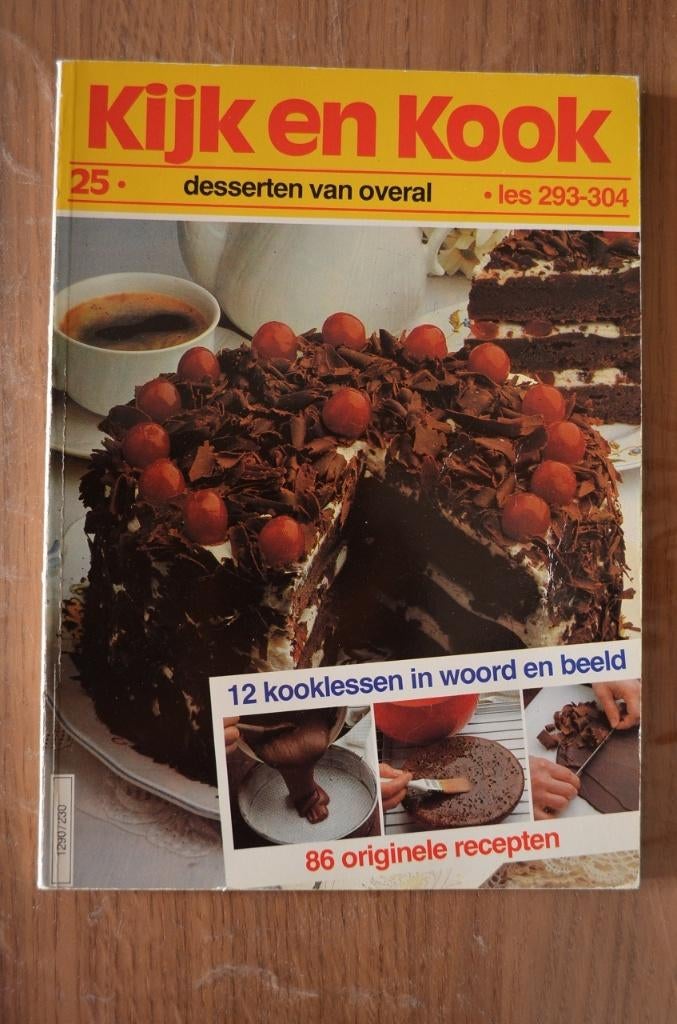Kijk en kook desserten van overal 86 recepten, Livres, Livres de cuisine, Kijk en kook, Gâteau, Tarte, Pâtisserie et Desserts