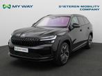 Skoda Kodiaq PHEV Kodiaq PHEV 1.5 TSI Sportline DSG (150 kW), Auto's, Automaat, Zwart, Te koop, Lederen bekleding