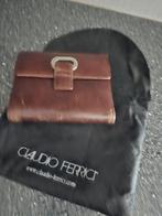 Bruine portemonnee claudio ferrici, Ophalen, Zo goed als nieuw