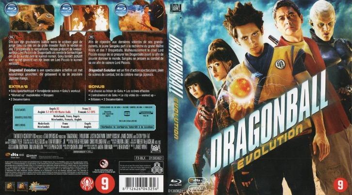 dragonball evolution (blu-ray) nieuw, Cd's en Dvd's, Blu-ray, Zo goed als nieuw, Actie, Ophalen of Verzenden