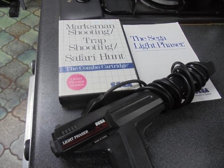 Sega Master System Marksam Shooting/Trap Shooting/Safari hun, Games en Spelcomputers, Games | Sega, Gebruikt, Master System, Shooter