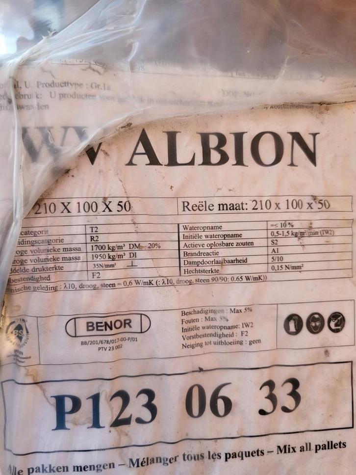 Albion Floren WF en Albion Brigand M50, Bricolage & Construction, Briques, Comme neuf, Enlèvement