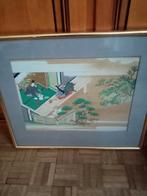 Japanse bladgoudschildering Yamato-e Edo-periode, Antiek en Kunst, Ophalen