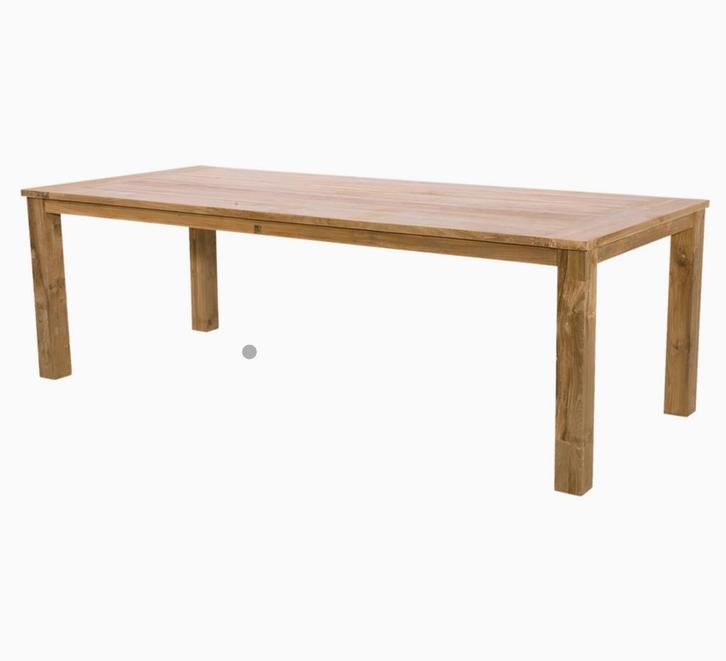 Teak Tafel, Huis en Inrichting, Tafels | Eettafels, Nieuw, 100 tot 150 cm, 200 cm of meer, Vijf personen of meer, Rechthoekig