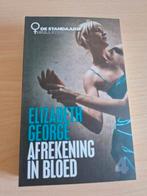 Thriller Afrekening in bloed - Elizabeth george, Ophalen of Verzenden, Zo goed als nieuw