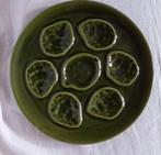 Bord met oester of schaaldieren 25 cm, Antiek en Kunst, Ophalen of Verzenden