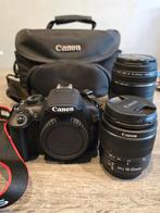 Reflex Canon EOS 1200D + 2 objectifs & accessoires, Reflex miroir, Canon, 18 Mégapixel, Utilisé