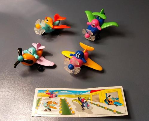 Figurines "Drôles d'avions – K03" – KINDER/FERRERO (2003), Collections, Œufs à surprise, Utilisé, Numéros K, Enlèvement ou Envoi