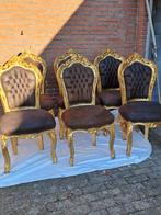 6 houten vintage stoelen te koop, Enlèvement