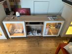 IKEA tv meubel voorzien van ledverlichting., Huis en Inrichting, Kasten |Televisiemeubels, Ophalen, Gebruikt, 150 tot 200 cm, Minder dan 100 cm