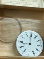Mécanisme montre de poche avec cadran porcelaine et verre ., Ophalen of Verzenden