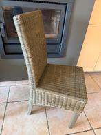 Gratis 6 stoelen, Ophalen, Gebruikt, Riet of Rotan, Grijs