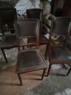 6 antieke stoelen, professioneel nieuwe bekleding op, Enlèvement ou Envoi
