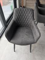 Colenis - Chaise Beverly, lot de 6, anthracite, Maison & Meubles, Chaises, Gris, Comme neuf, Enlèvement, Cinq, Six Chaises ou plus