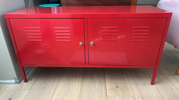 IKEA metalen onderkast, rood, L119xH63xd 40 beschikbaar voor biedingen