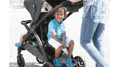 Chicco Stroll in 2 dubbele kinderwagen met dubbele buggy, Kinderen en Baby's, Buggy's, Zo goed als nieuw, Overige merken, Duomodel