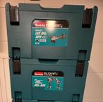 Makita kit combiné 3 pièces 2x 18 V 5,0Ah + 1 chargeurs, Ophalen, Zo goed als nieuw, Haakse handslijpmachine