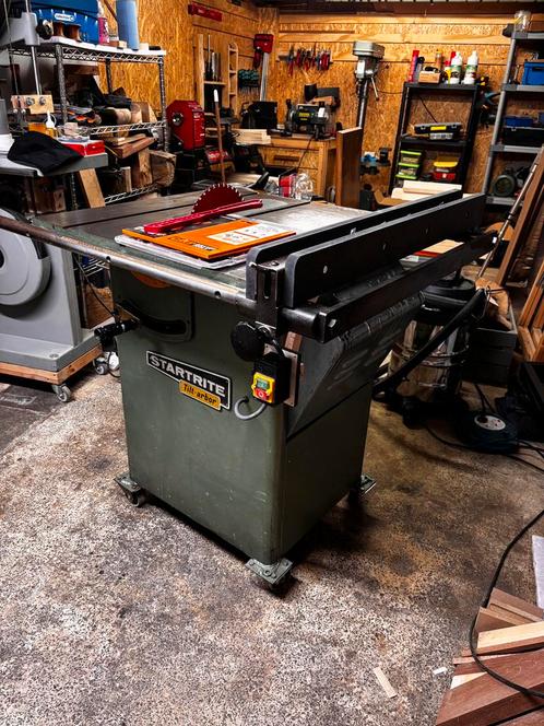Scie sur table Startrite, Doe-het-zelf en Bouw, Gereedschap | Zaagmachines, Gebruikt, 1200 watt of meer, 70 mm of meer, Ophalen