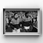 Fine art foto Van Basten & Rijkaard Nederland - Wales 1988 |, Ophalen of Verzenden, Zo goed als nieuw