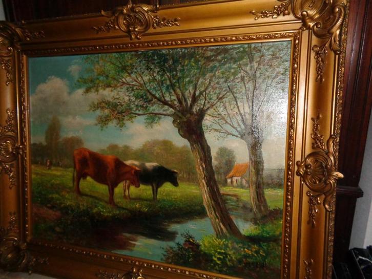 Kasimir (1881) -Prachtig groot schilderij-Vermeld in BENEZIT, Antiek en Kunst, Kunst | Schilderijen | Klassiek, Ophalen of Verzenden