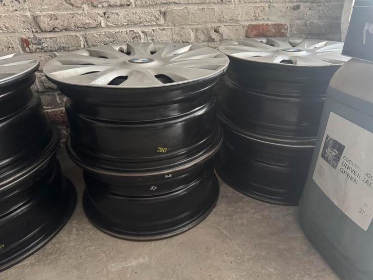Bmw stalen velgen 16’ (steekmaat 5x120), Tuin en Terras, Vuurkorven, Zo goed als nieuw, Ophalen