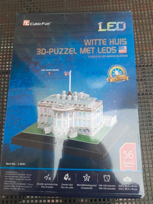 PUZZLE 3D LED de la MAISON BLANCHE *NOUVEAU*, Hobby & Loisirs créatifs, Sport cérébral & Puzzles, Neuf, Rubik's Cube ou Puzzle 3D