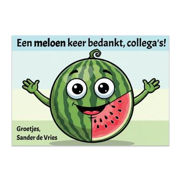 Speciale kaarten - gepersonaliseerd - Speciale bedankjes beschikbaar voor biedingen
