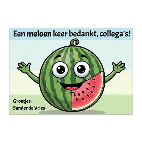 Speciale kaarten - gepersonaliseerd - Speciale bedankjes, Hobby en Vrije tijd, Feestartikelen, Nieuw, Feestartikel, Ophalen of Verzenden
