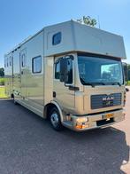 Uniek! Prachtige MAN 5-paards paardenvrachtwagen! 35.000KM!, Ophalen, Zo goed als nieuw, Aluminium