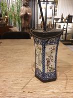 Prachtige oude Opiumpijp in porceleine houder, Verzenden