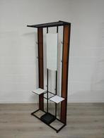 Vintage midcentury kapstokmeubel | staande kapstok, Ophalen, Metaal, Staande kapstok