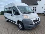 bestelwagen bus 9 zit peugeot jumper 3.0 l motor, Auto's, Voorwielaandrijving, 4 cilinders, 2500 kg, Wit