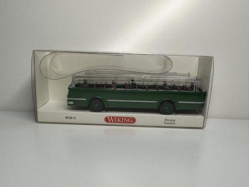 BUS Autocar Büssing Trambus +Figures 1/87 HO WIKING Neuf+Bte, Hobby en Vrije tijd, Modelauto's | 1:87, Nieuw, Bus of Vrachtwagen