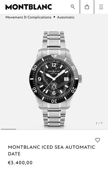 horloge Montblanc nieuw beschikbaar voor biedingen