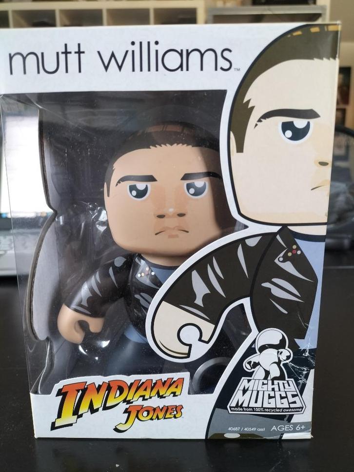 Mighty Muggs - Indiana Jones - Mutt Williams, Verzamelen, Film en Tv, Nieuw, Film, Beeldje, Replica of Model, Ophalen of Verzenden