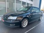 Saab 9-3 2.0i cabrio in goede staat, Auto's, Saab, Cabriolet, Zwart, Leder, Bedrijf